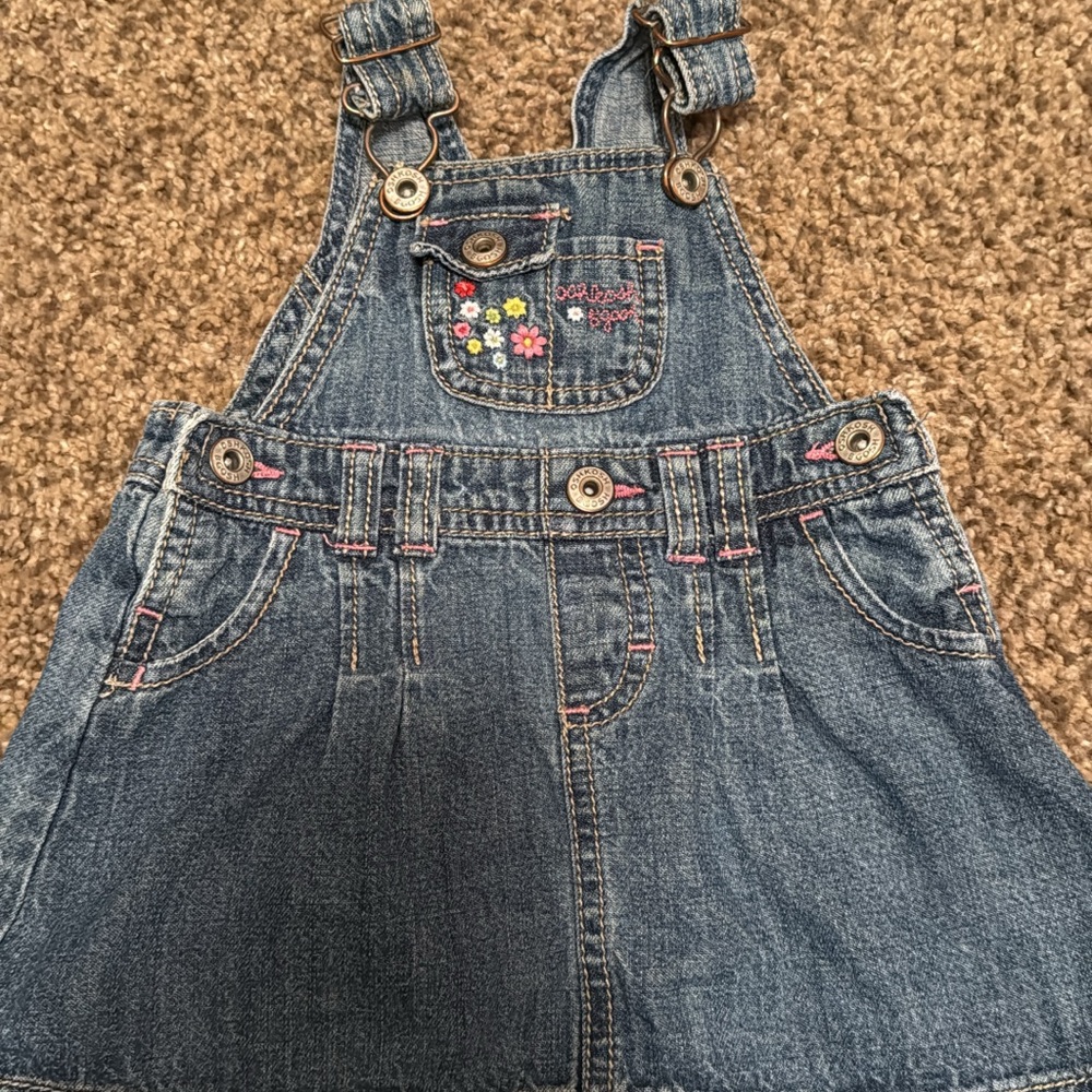 Denim Blue Kids Overalls